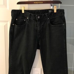 Bonobos Travel Jeans 32"x 30" in Black and Slim